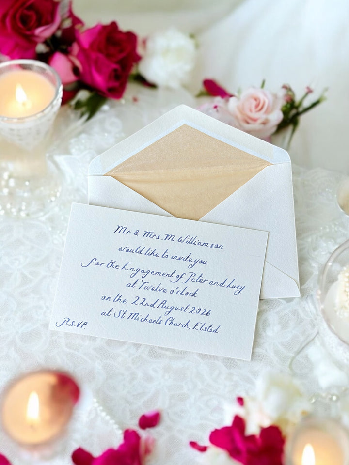 Handwritten Wedding Cards for Invitations, Poems & Thank Yous