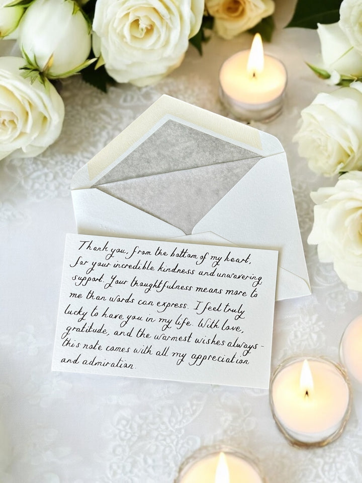Handwritten Wedding Cards for Invitations, Poems & Thank Yous