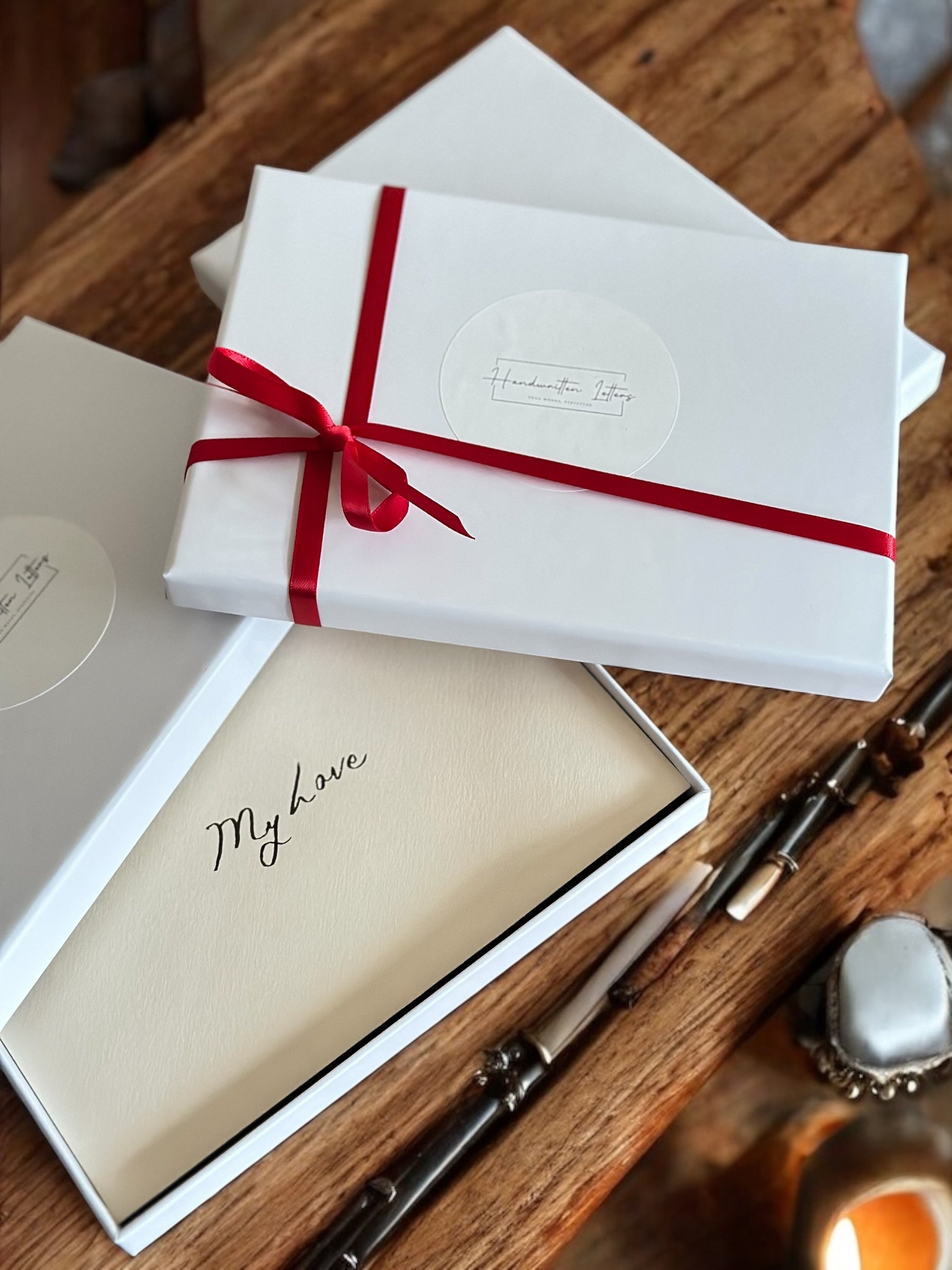 A5 Luxury Short Letters Red Wax Seal