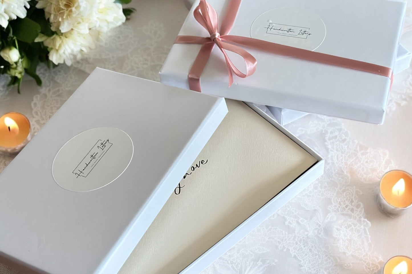 Luxury A5 Short Letters Pink Wax Seal