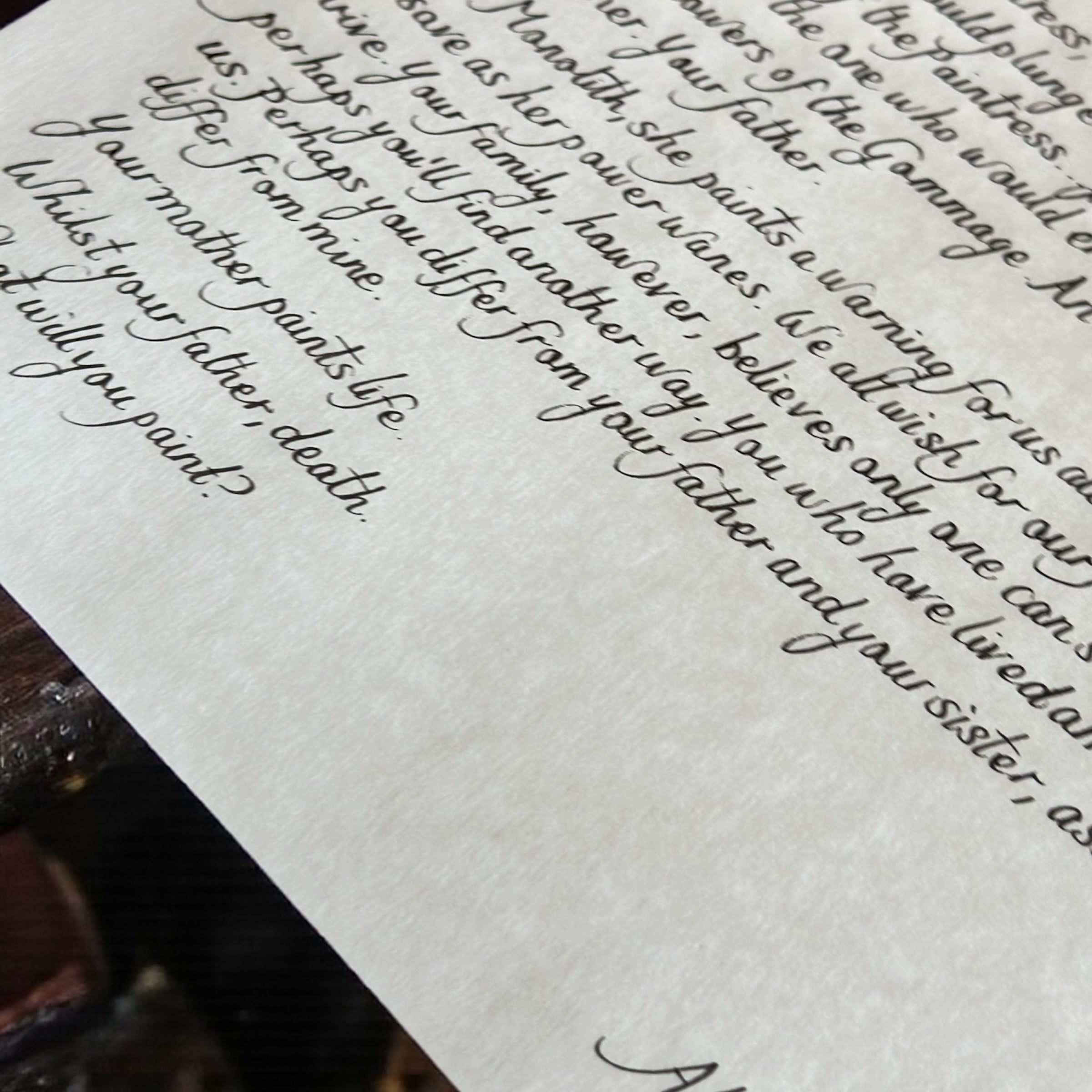 Alicia’s Handwritten Letter to Verso Clair Obscur: Expedition 33