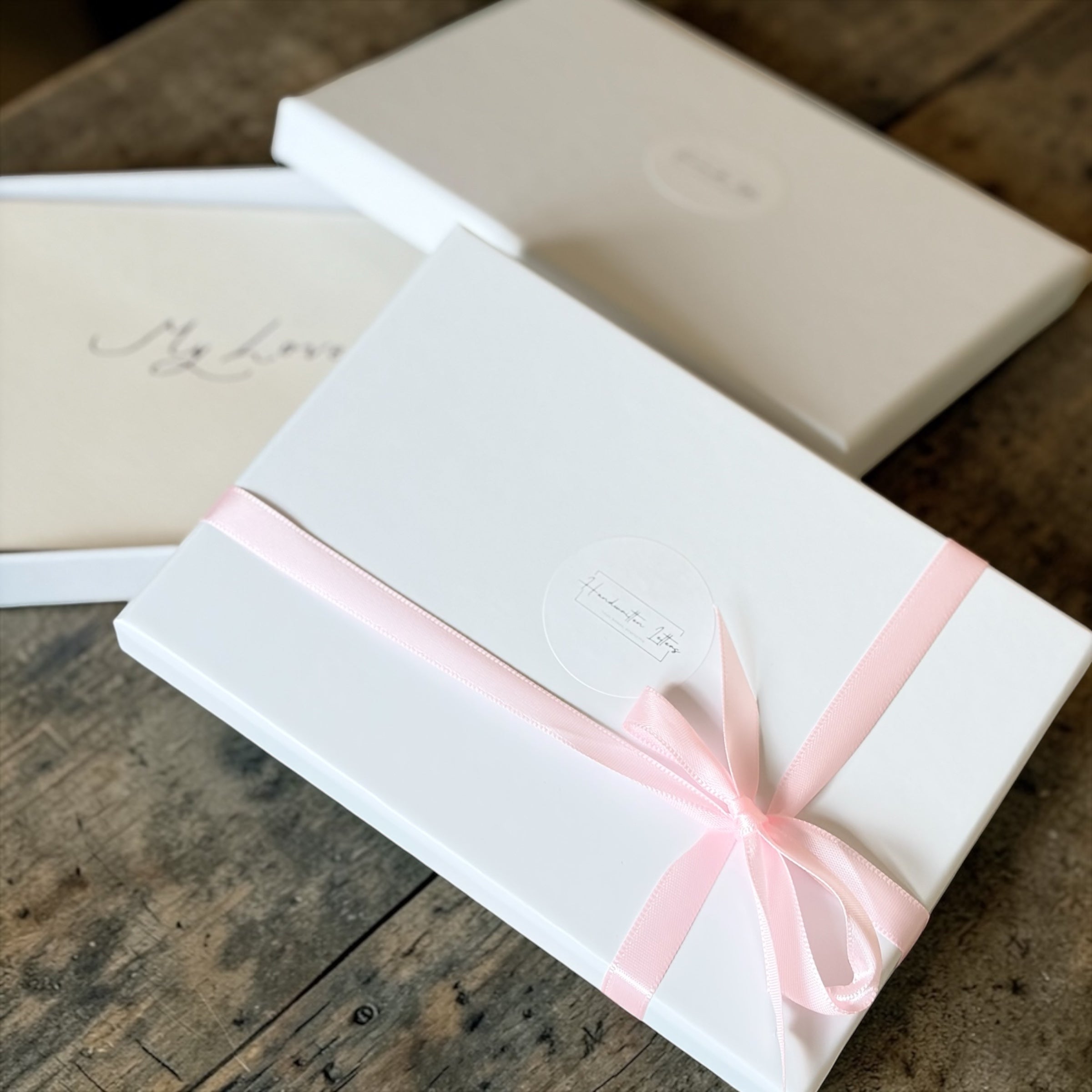 Luxury A5 Short Letters Pink Wax Seal