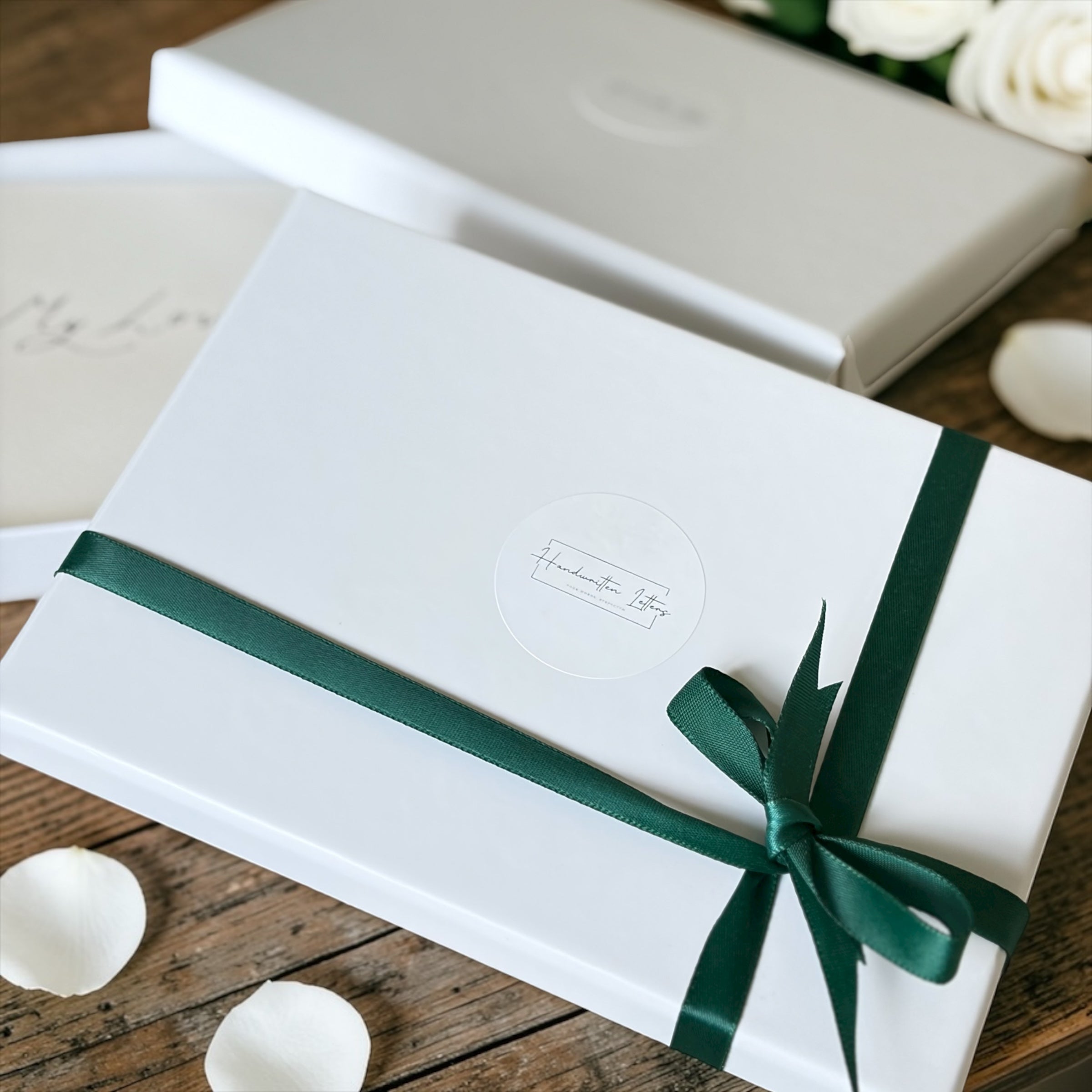 A5 Luxury Short Letters Green Wax Seal