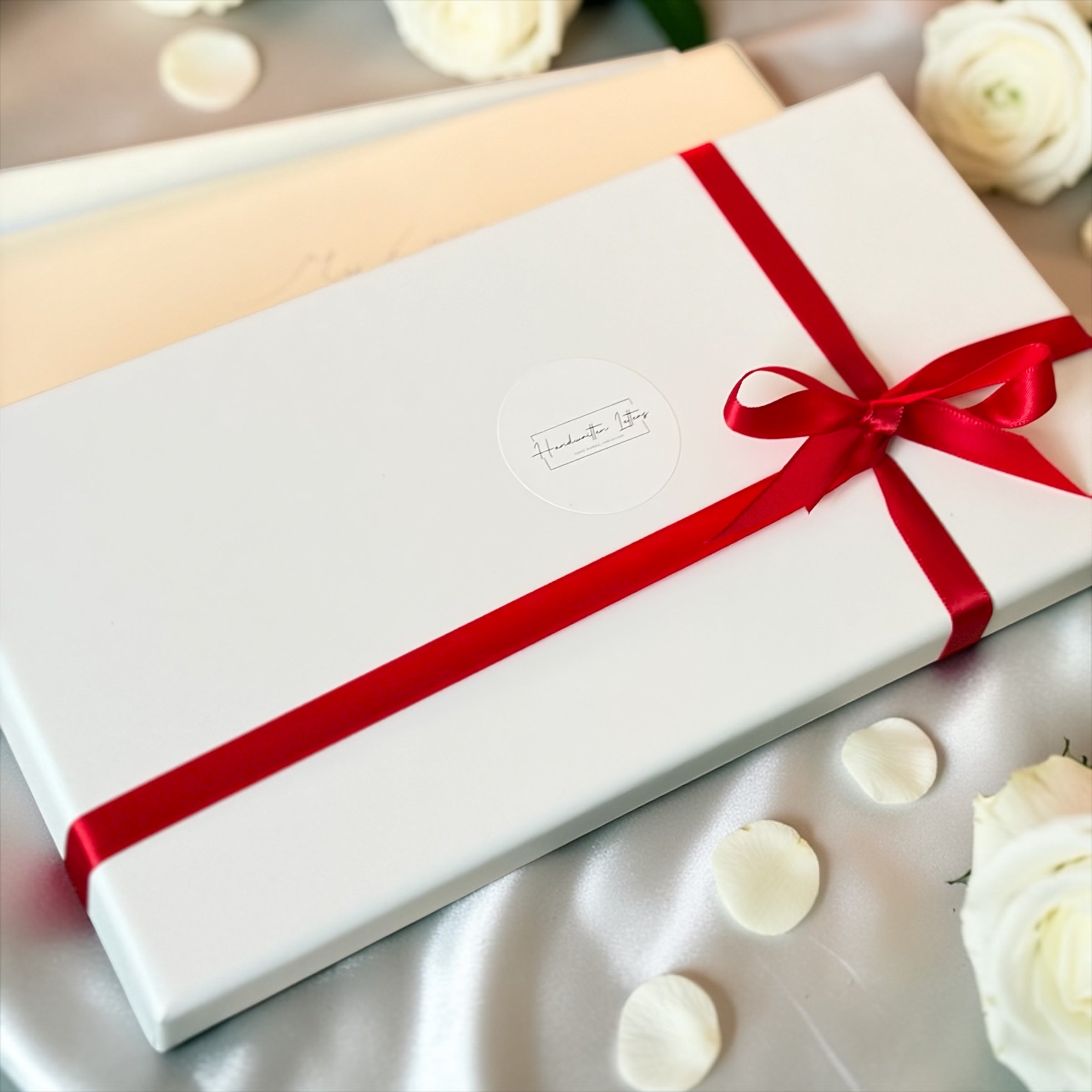 Handwritten Luxury Letters A4 with Red Wax Seal