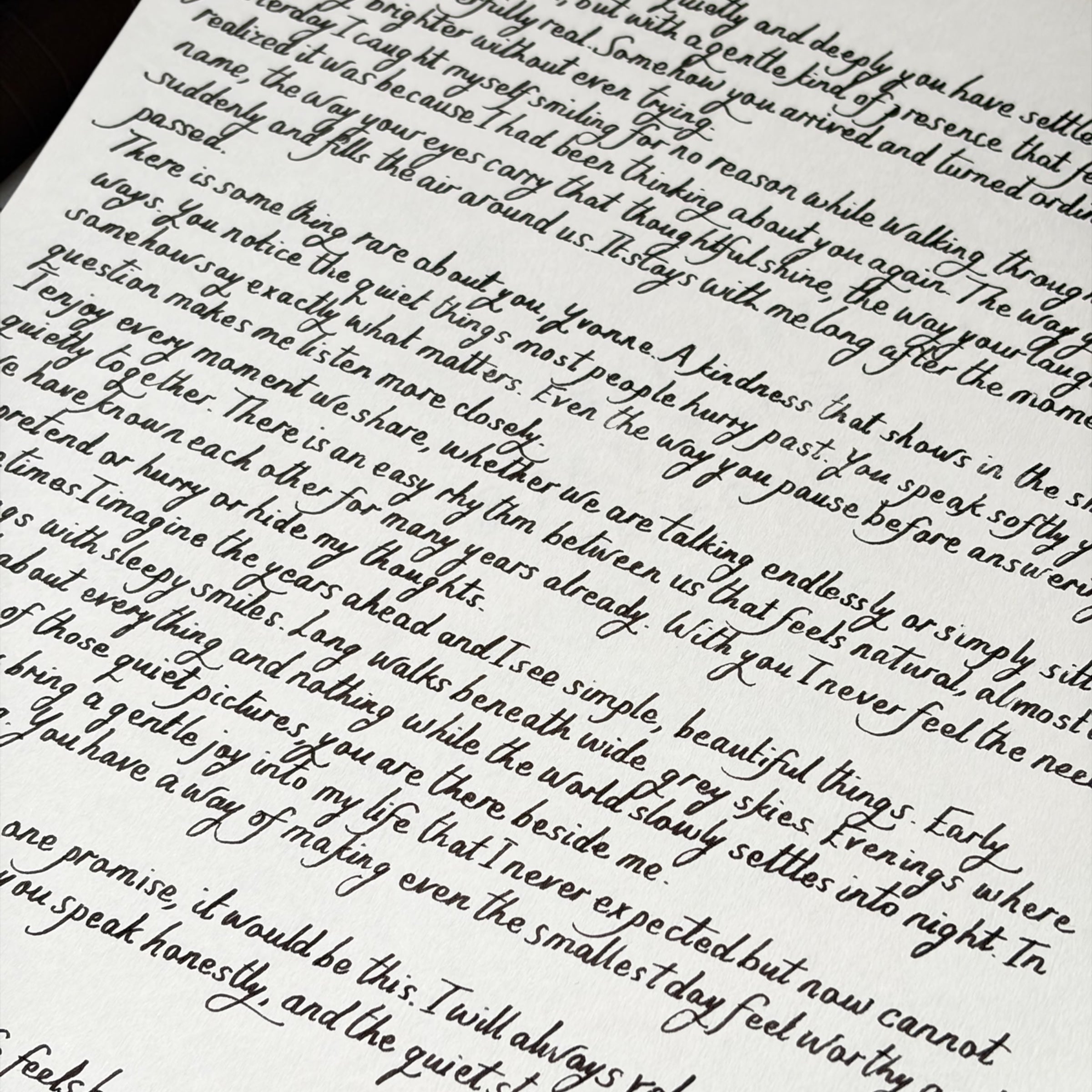 Handwritten Luxury Letters A4 with Blue Wax Seal