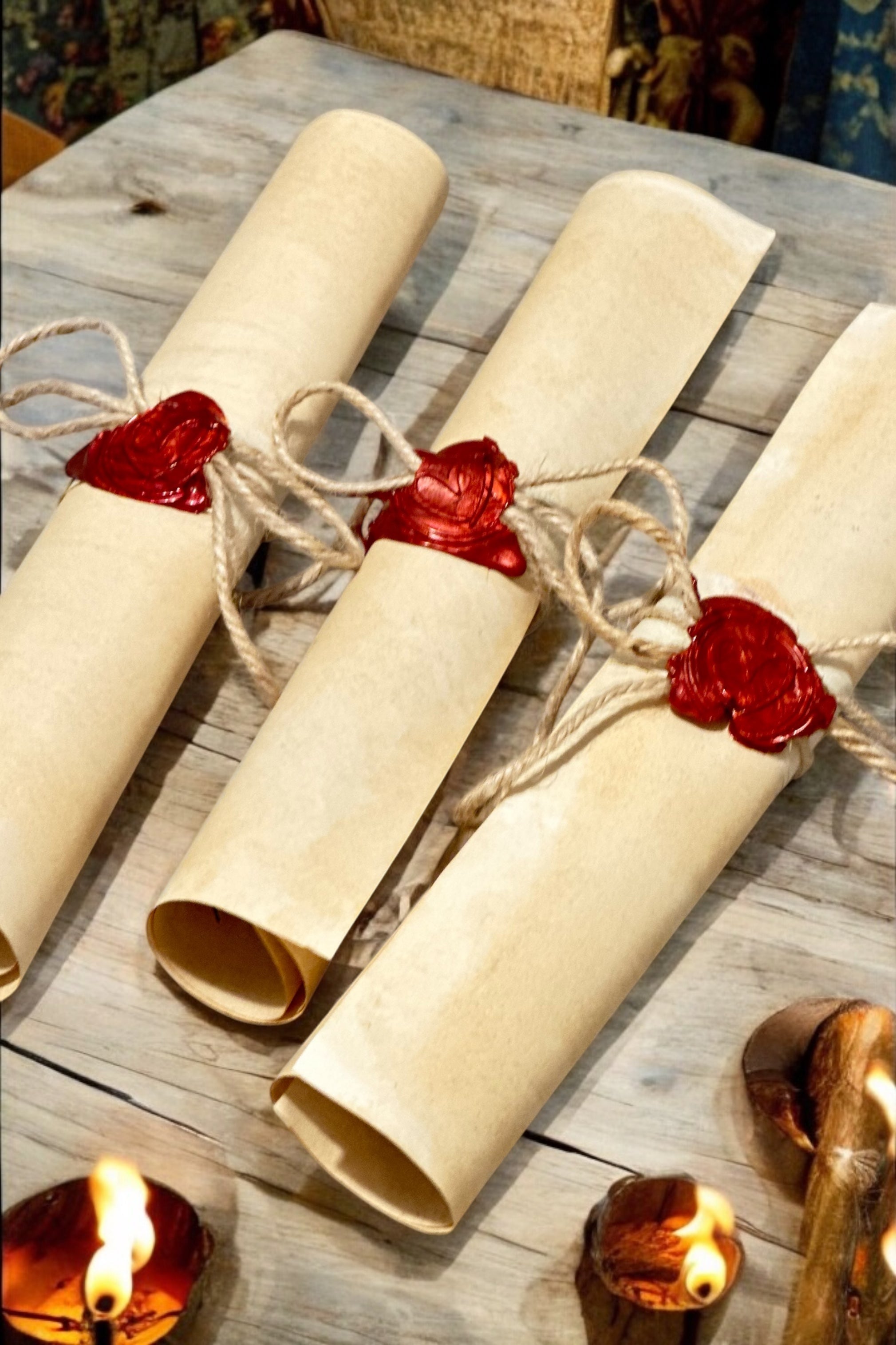 Handwritten Vintage Scrolls