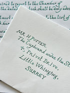 Handwritten Harry Potter Acceptance Letter