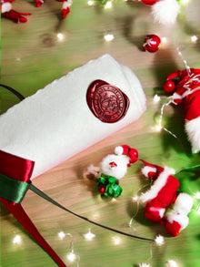 Handwritten Santa Scroll in Cursive