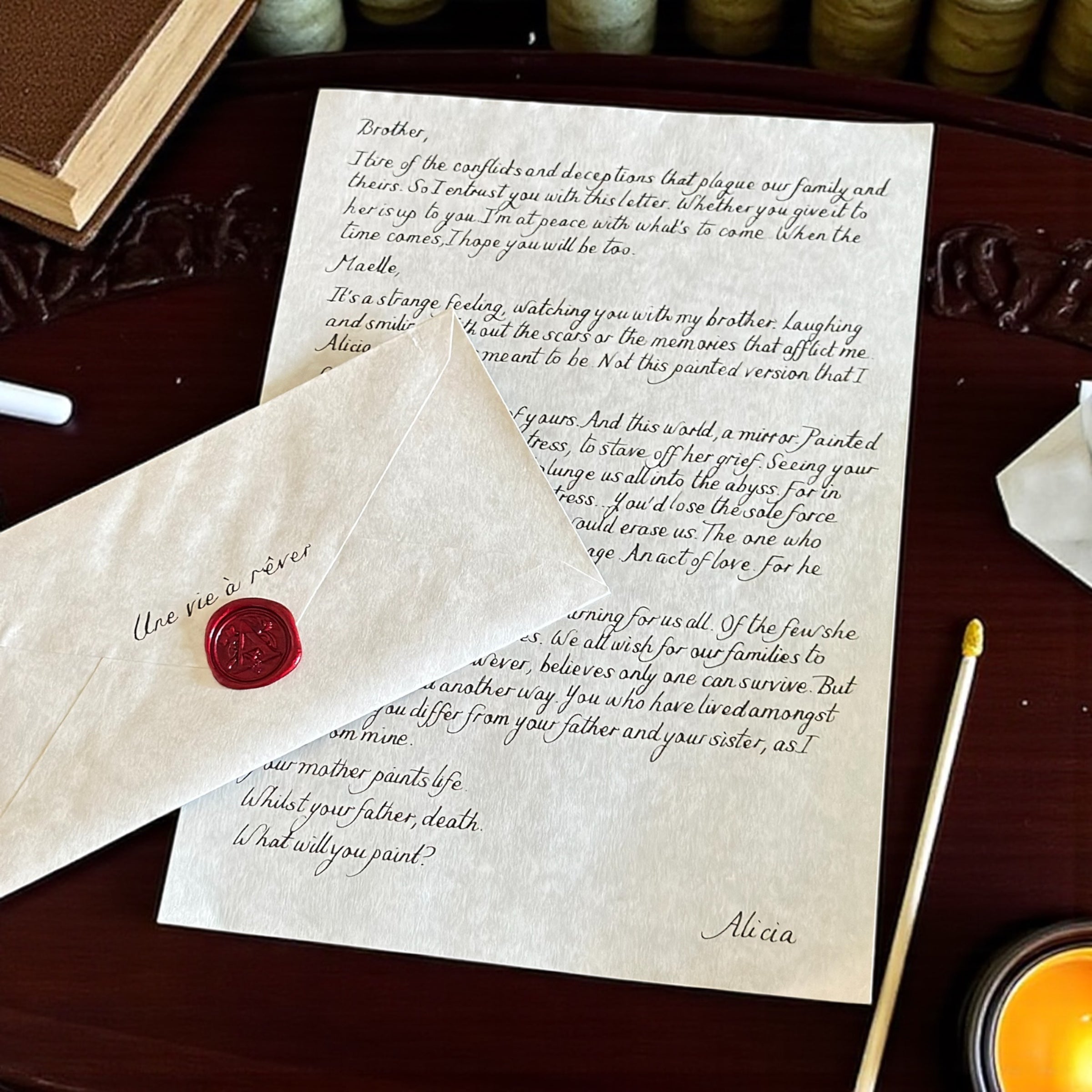 Alicia’s Handwritten Letter to Verso Clair Obscur: Expedition 33