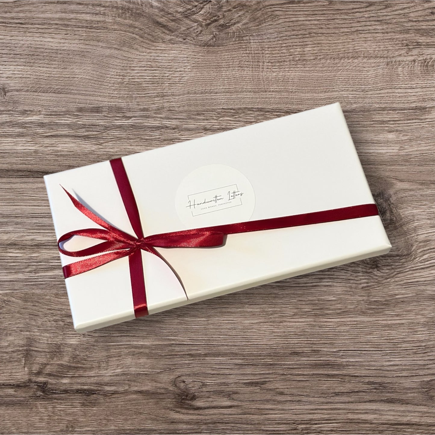 Handwritten Luxury Letters A4 with Red Wax Seal