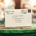 Handwritten Santa Letter in Cursive with Wax Seal