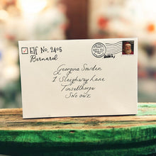 Handwritten Santa Letter in Cursive with Wax Seal