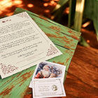 Handwritten Santa Letter in Cursive with Wax Seal