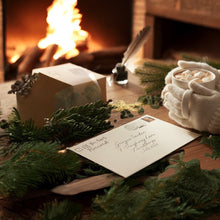 Handwritten Santa Letter in Cursive with Wax Seal