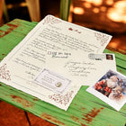 Handwritten Santa Letter in Cursive with Wax Seal
