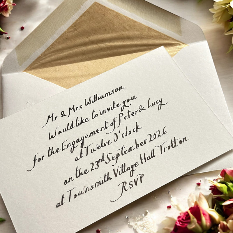 Handwritten Wedding Cards for Invitations, Poems & Thank Yous