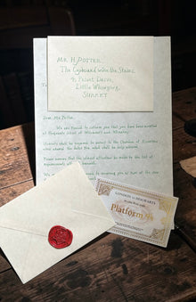 Handwritten Harry Potter Acceptance Letter