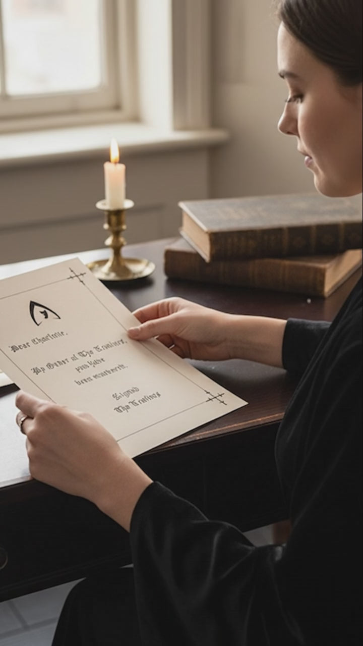 Handwritten Traitor Letter - By Order of the Traitors | Handwritten Letters